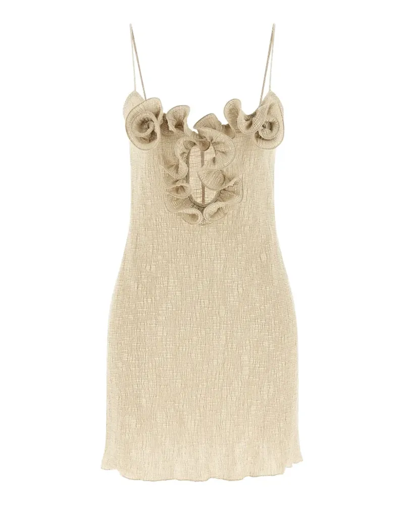 Magda Butrym ruffled dress - Nude Nude