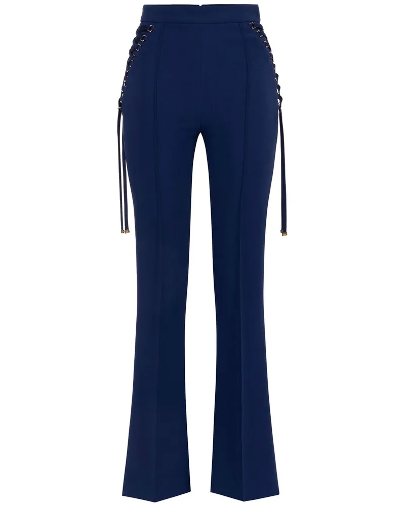 Elisabetta Franchi Ausgestellte Hose - Blau Blau