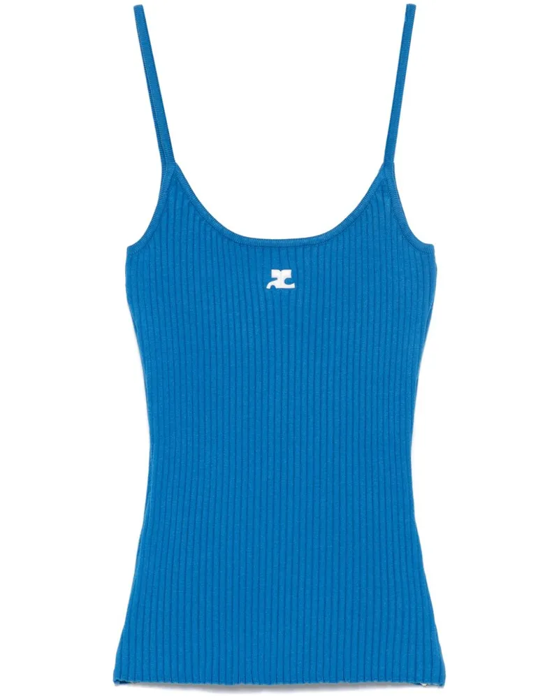 Courrèges Reedition Oberteil - Blau Blau