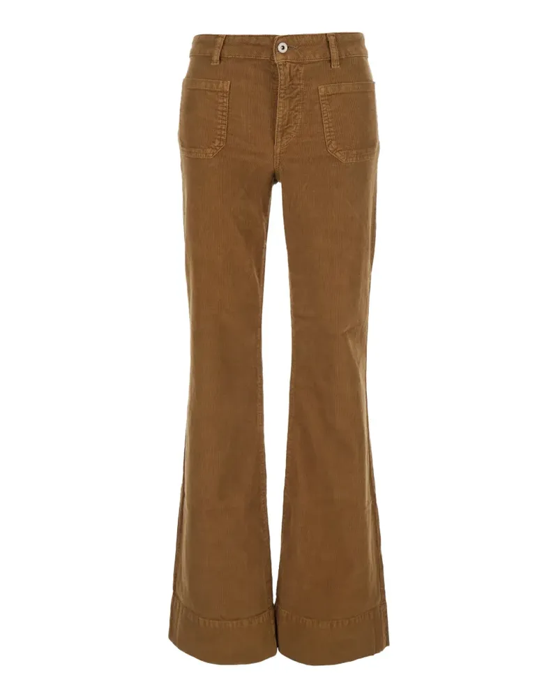 Adriano Goldschmied Vicky corduroy flared trousers - Braun Braun