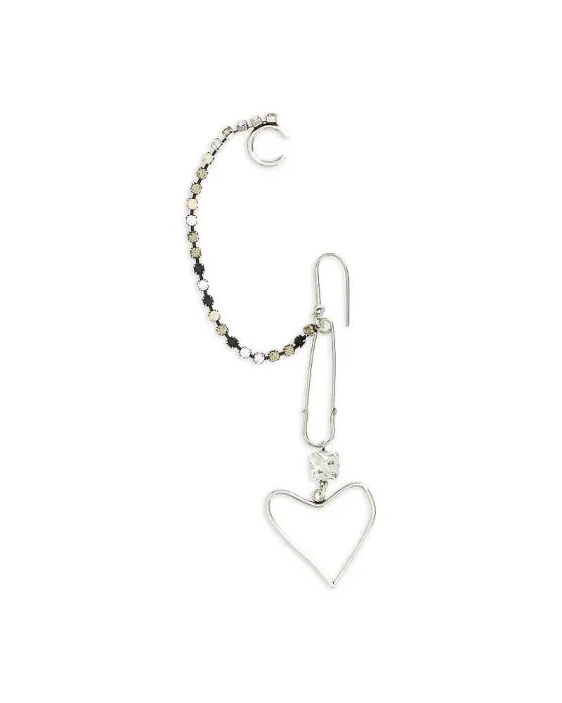 Isabel Marant Ear Cuff mit Kristallen - Silber Silber