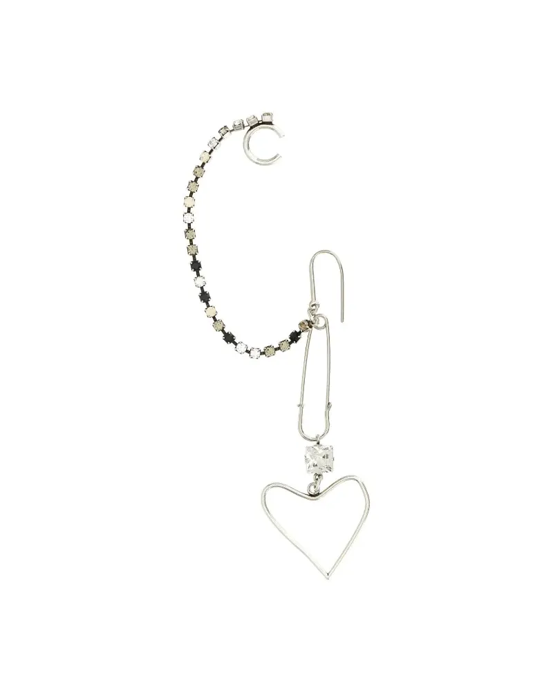 Isabel Marant Ear Cuff mit Kristallen - Silber Silber