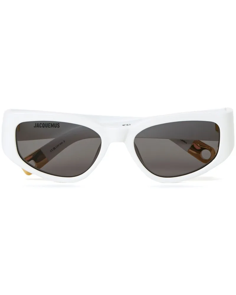 Jacquemus Gala Sonnenbrille - Weiß Weiß