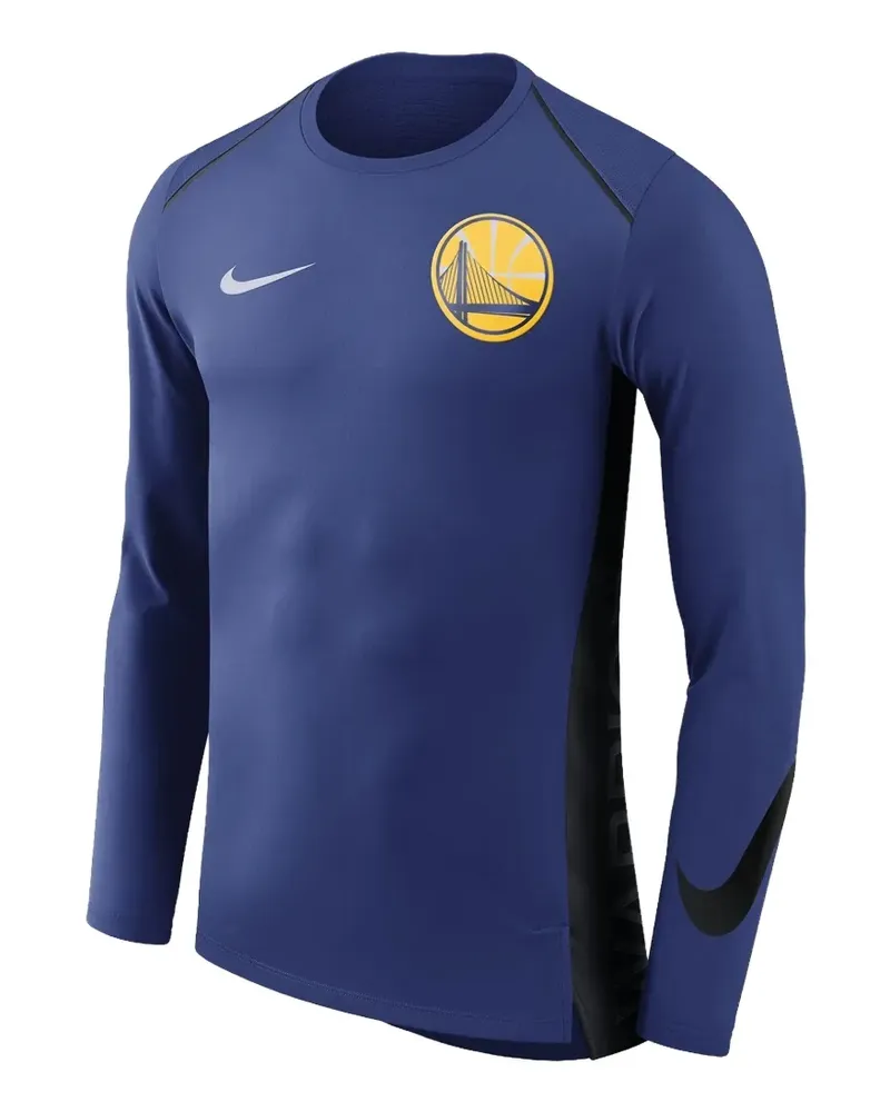 Nike x NBA Golden State Warriors Hyper Elite Shooter Langarmshirt - Blau Blau