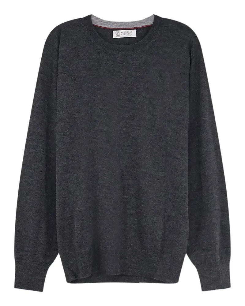 Brunello Cucinelli Pullover mit Rundhalsausschnitt - Grau Grau