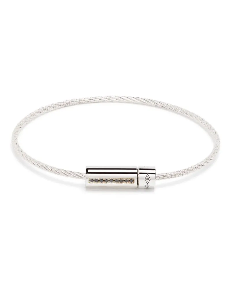 Le Gramme Le 7g Cable Armband mit Diamanten - Silber Silber