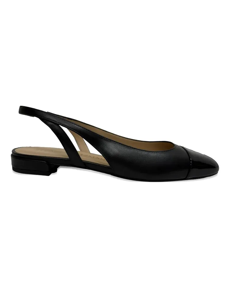 Stuart Weitzman Sleek slingback ballet flats - Schwarz Schwarz