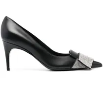 Pumps mit Kristallen - Schwarz