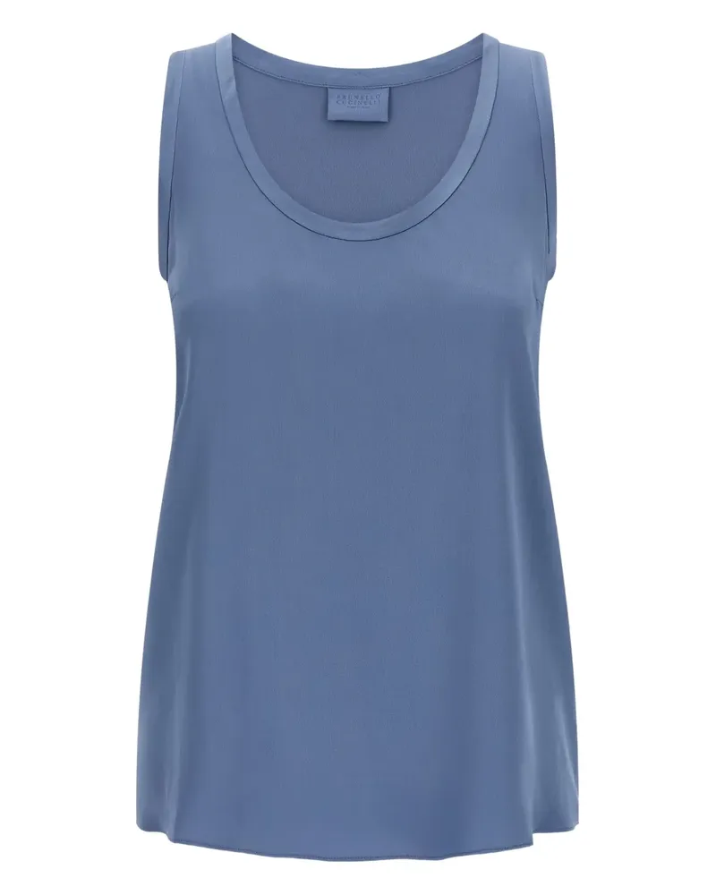 Brunello Cucinelli Ärmelloses Top - Blau Blau