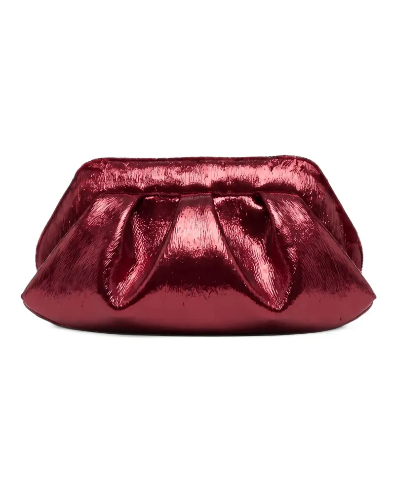 THEMOIRÈ Geraffte Bios Clutch - Rot Rot