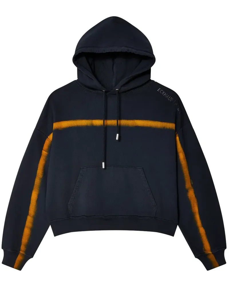 Eckhaus Latta Hoodie aus Jersey - Schwarz Schwarz