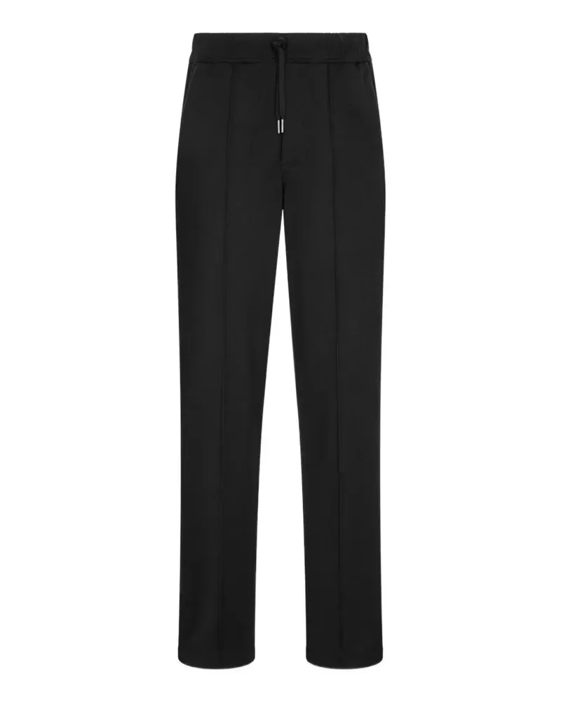 Tom Ford drawstring pintuck-detail track pants - Schwarz Schwarz