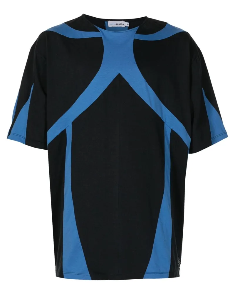Amir Slama T-Shirt mit rundem Ausschnitt - Blau Blau