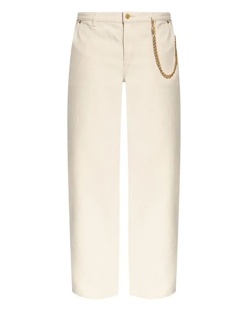 Michael Kors Hose mit Logo-Applikation - Weiß Weiß