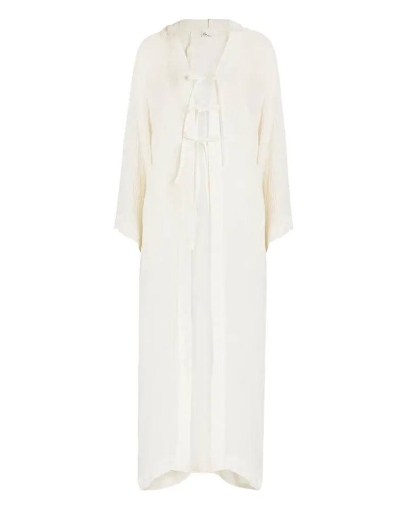 Lisa Marie Fernandez tie-front beach dress - Weiß Weiß