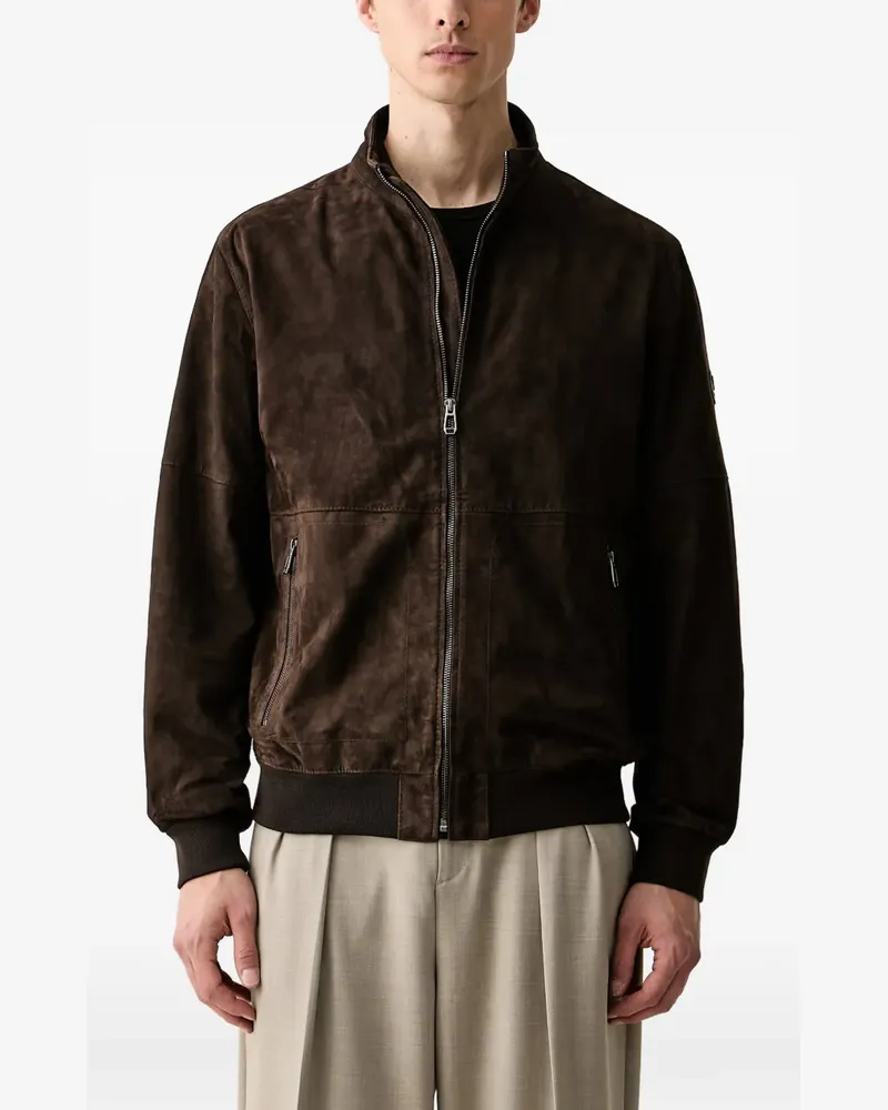JOOP! Bomberjacke aus Wildleder - Braun Braun