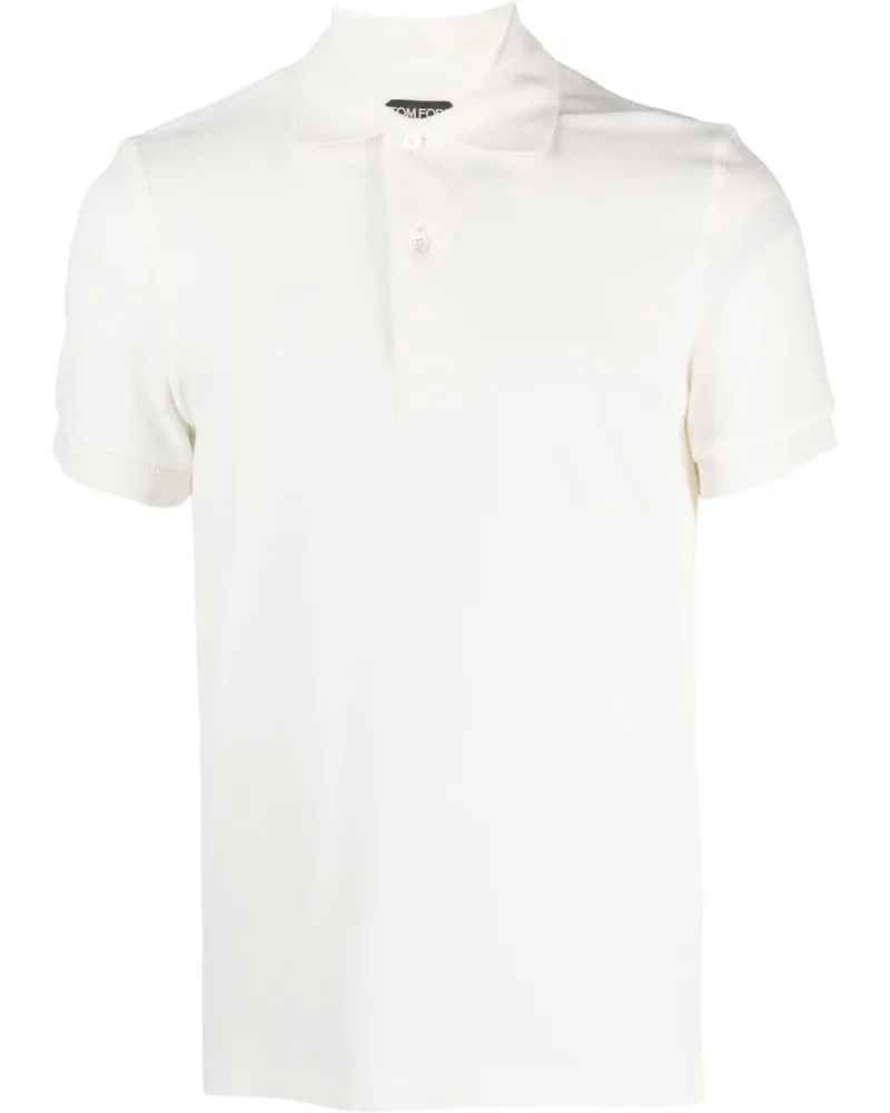 Tom Ford Klassisches Poloshirt - Weiß Weiß