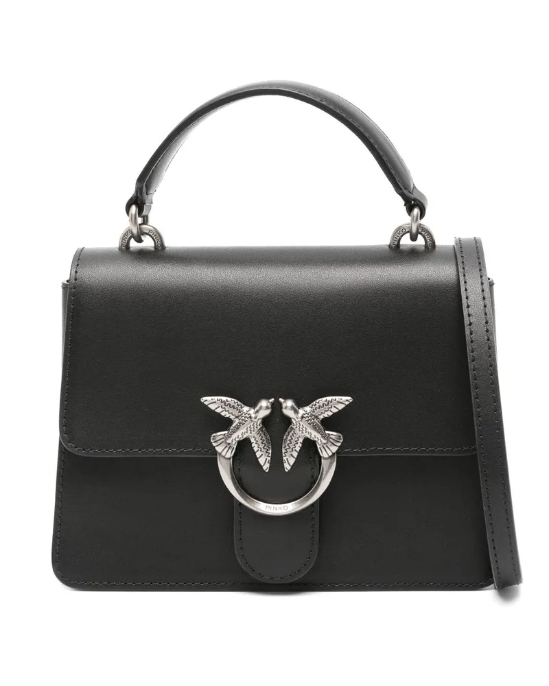 Pinko Mini Love One Umhängetasche - Schwarz Schwarz