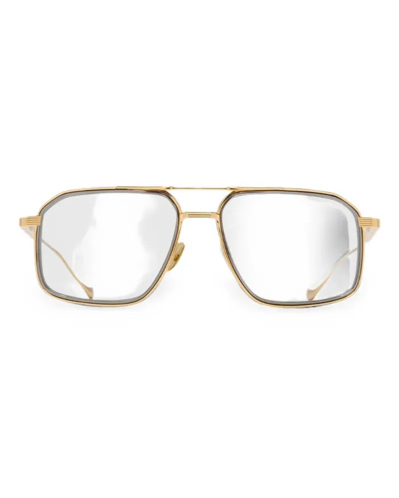 Cutler and Gross 1971 pilot-frame glasses - Gold Gold