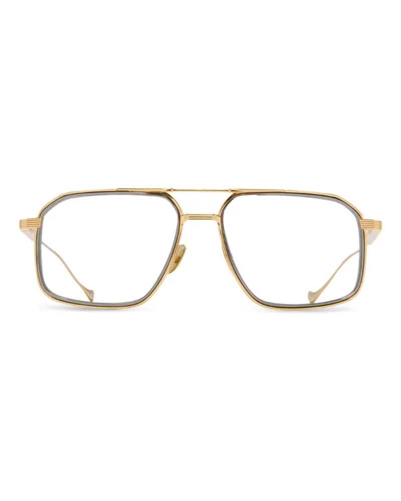 Cutler and Gross 1971 pilot-frame glasses - Gold Gold