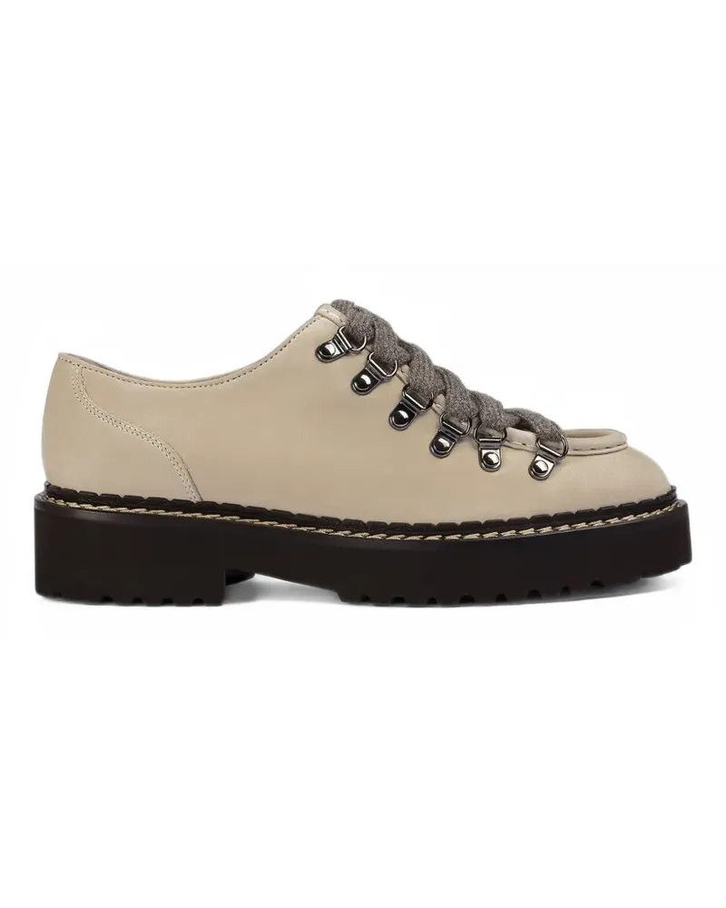 Doucal´s leather Derby shoes - Nude Nude