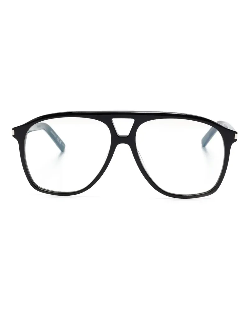 Saint Laurent Klassische Pilotenbrille - Schwarz Schwarz