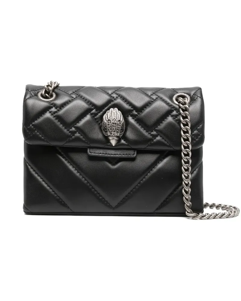 Kurt Geiger Kensington quilted chain crossbody bag - Schwarz Schwarz