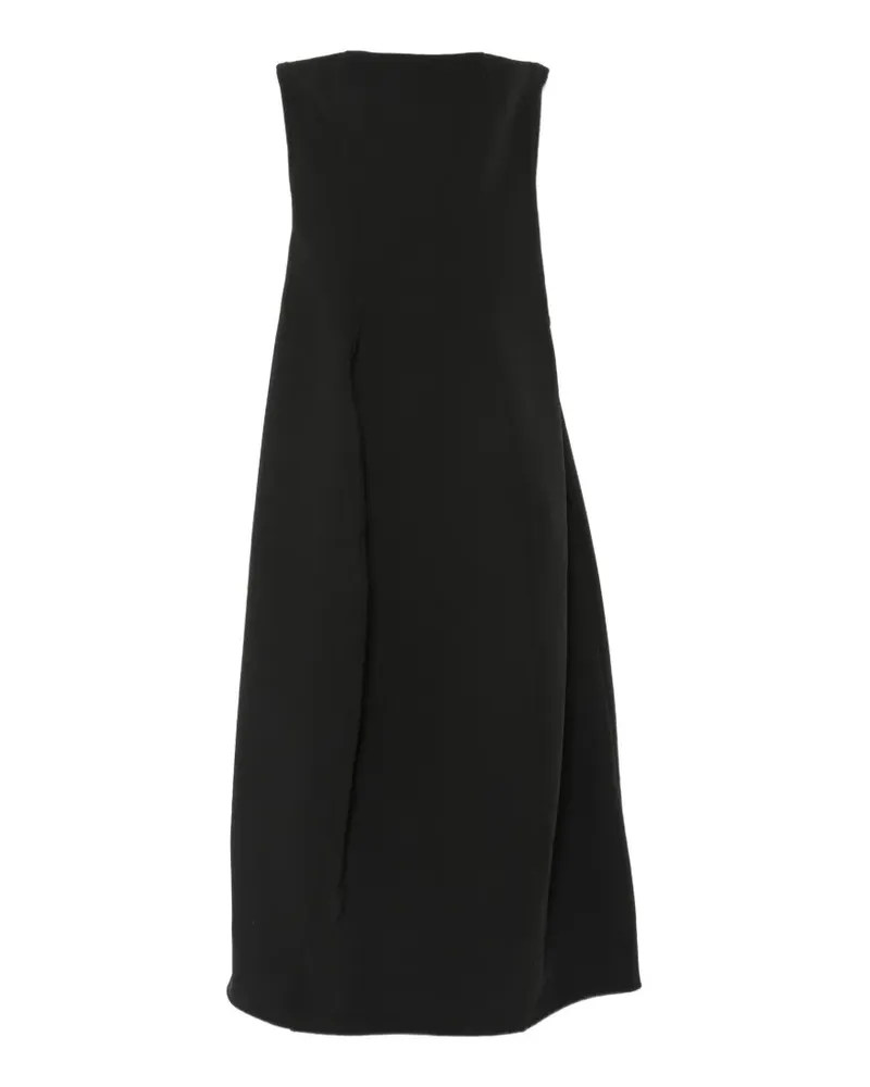Totême Schulterfreies Ballonkleid - Schwarz Schwarz