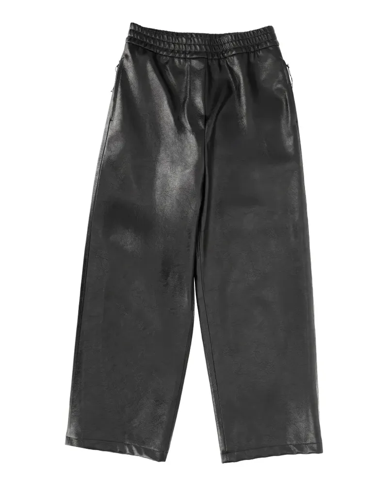 MSGM elasticated-waistband trousers - Schwarz Schwarz