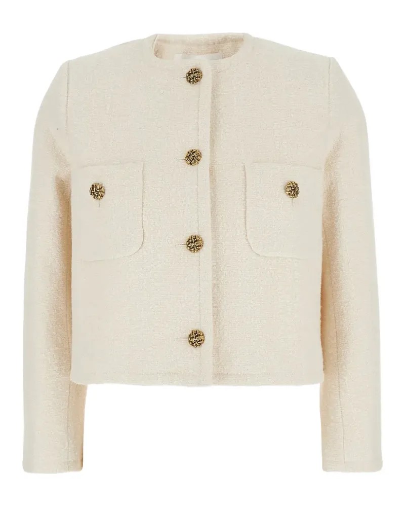 ba&sh Jacke mit Knopfleiste - Nude Nude