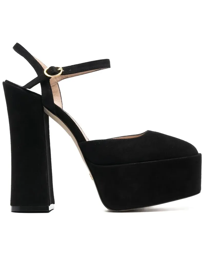 Stuart Weitzman Pumps mit eckiger Kappe 150mm - Schwarz Schwarz