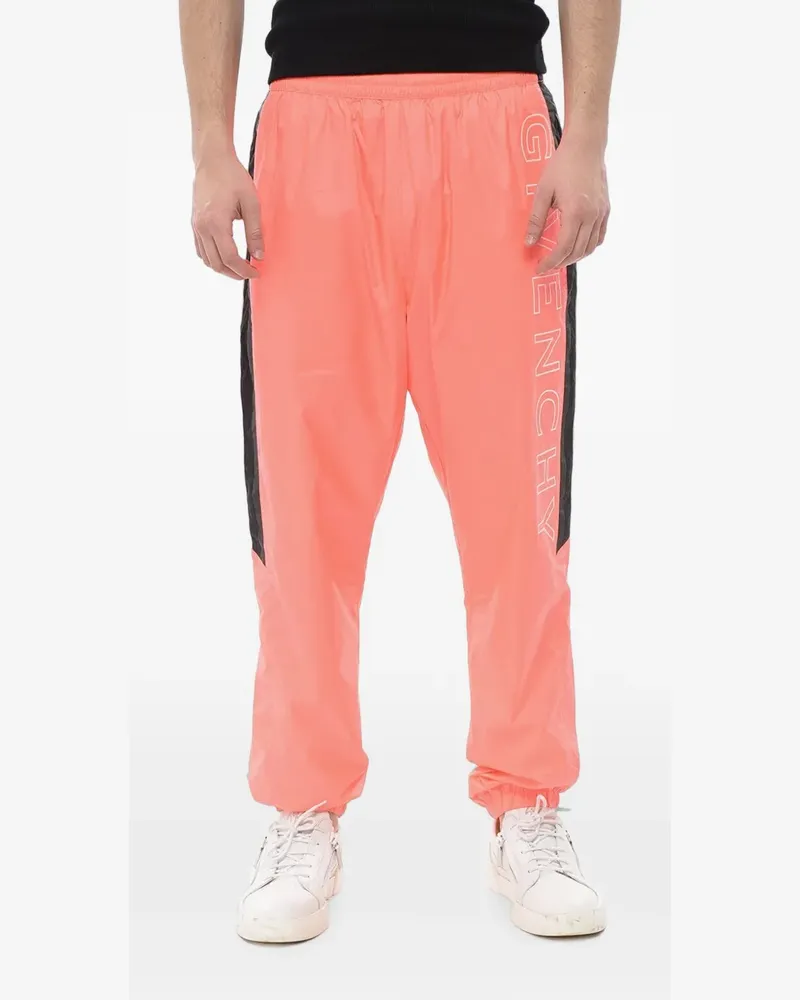 Givenchy logo-print track pants - Orange Orange