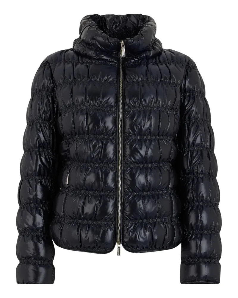 MOORER Iolana-P quilted high-neck jacket - Blau Blau