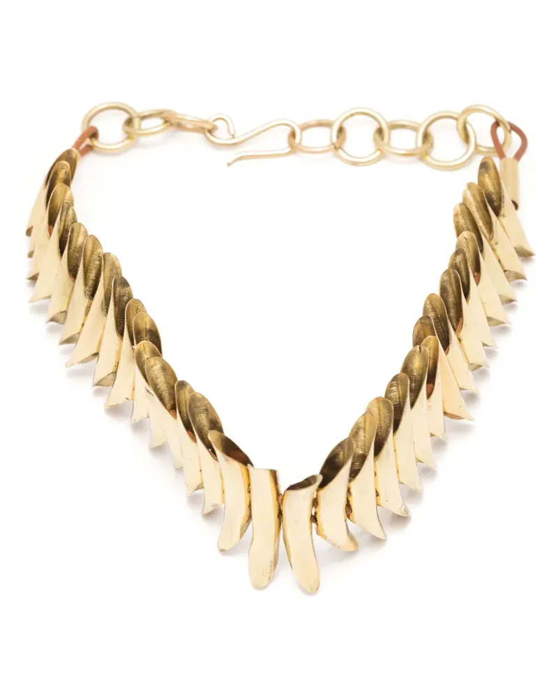 Lenny Niemeyer Marlin Choker in Zylinderform - Gold Gold