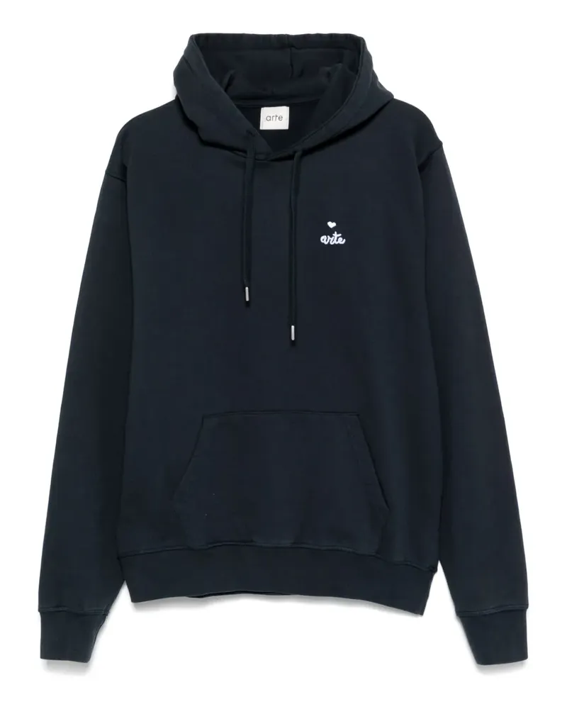 Arte Antwerp Hoodie mit kleinem Logo - Blau Blau