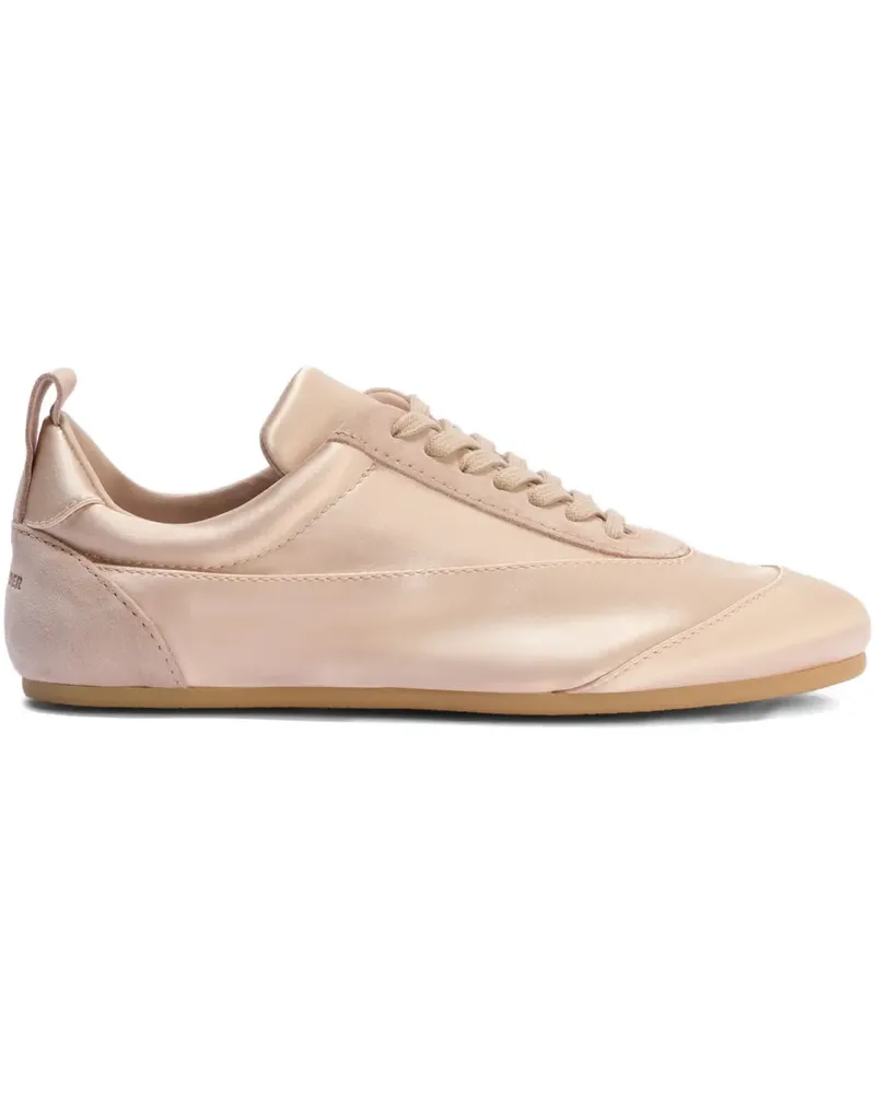 Jil Sander lace-up front sneakers - Nude Nude