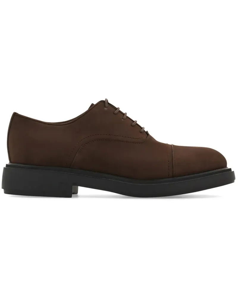 Ferragamo Oxford-Schuhe mit angeschnittener Kappe - Braun Braun