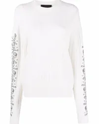 Philipp Plein Pullover mit Pailletten Nude