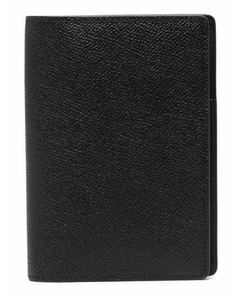 Maison Margiela Portemonnaie mit Ziernähten - Schwarz Schwarz