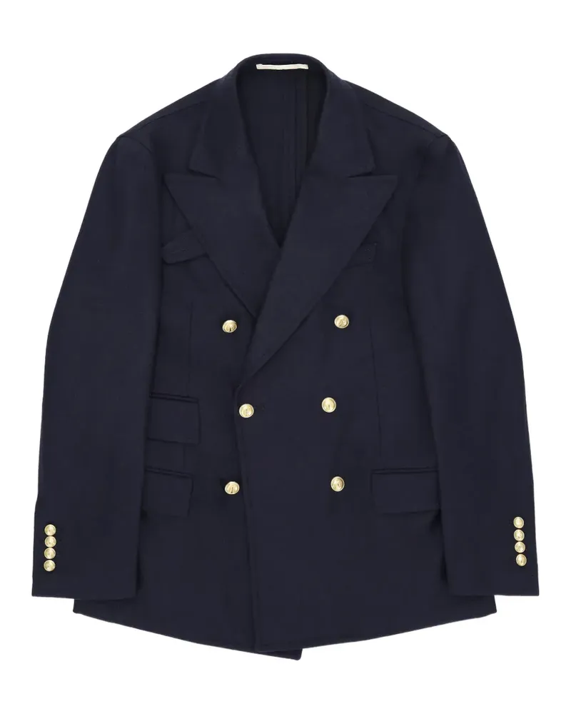 Fortela Travel double-breasted blazer - Blau Blau