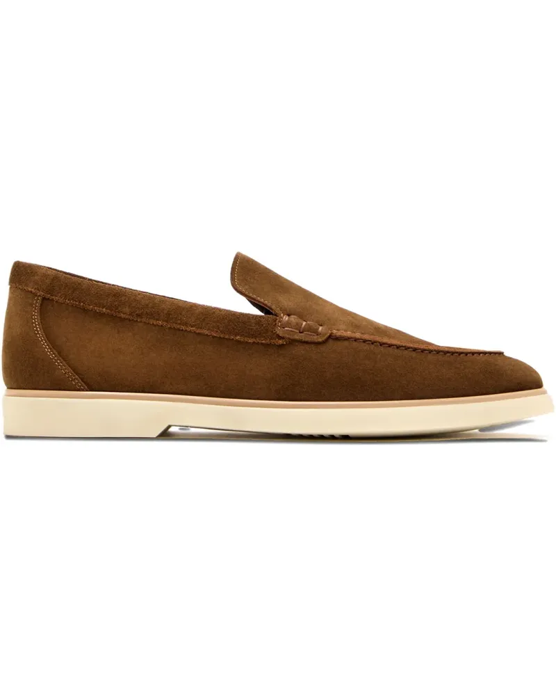 Magnanni Loafer aus Wildleder - Braun Braun