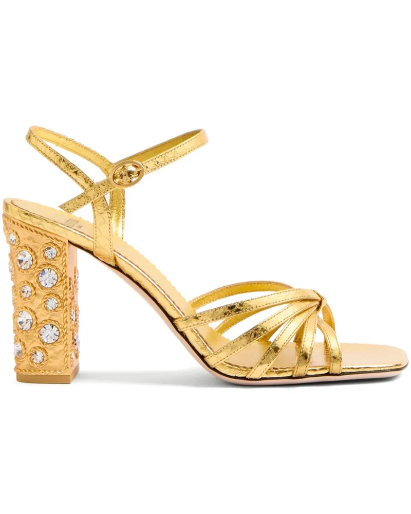 Valentino Garavani Preschuhe Sandalen mit Verzierung 90mm - Gold Gold