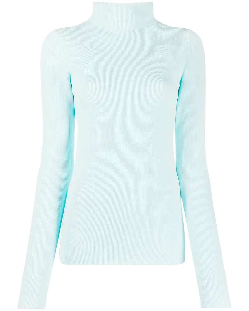 Helmut Lang Pullover mit Rollkragen - Blau Blau