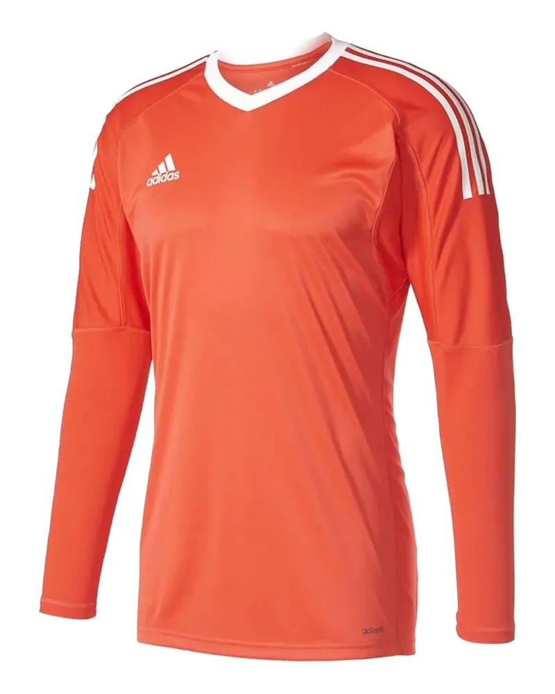 adidas Revigo 17 GK logo-print long-sleeve T-shirt - Orange Orange