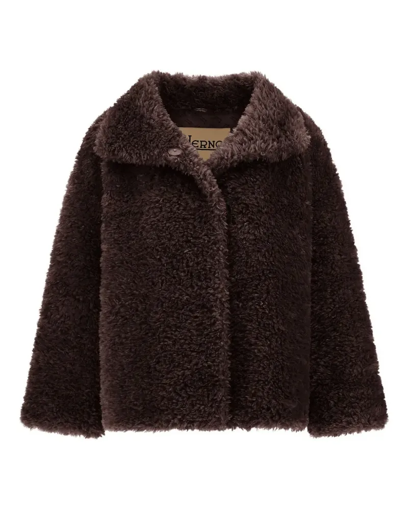 Herno Jacke aus Faux Fur - Braun Braun