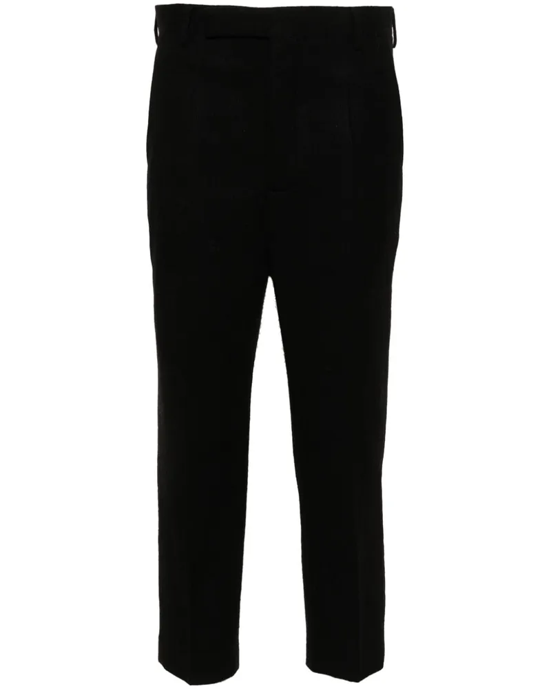 Rick Owens Astaires Cropped-Hose - Schwarz Schwarz