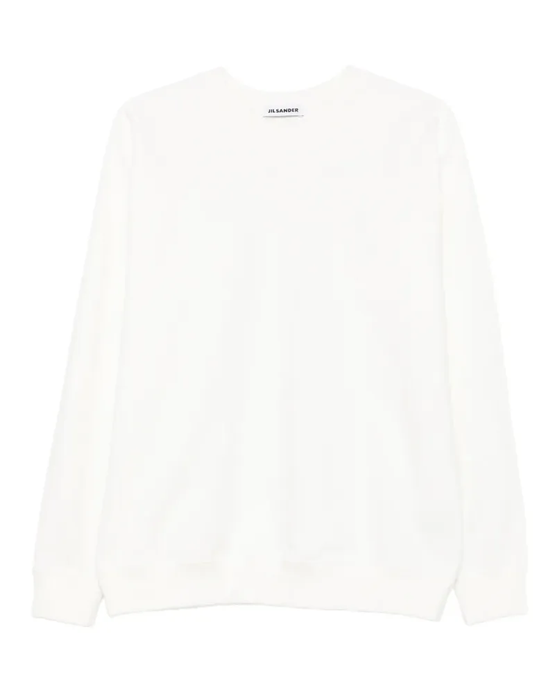 Jil Sander Pullover mit Raglanärmeln - Weiß Weiß
