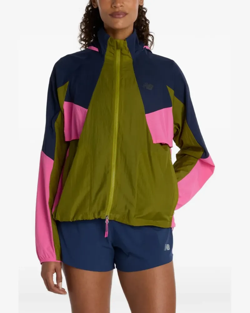 New Balance RC colour-block jacket - Grün Grün