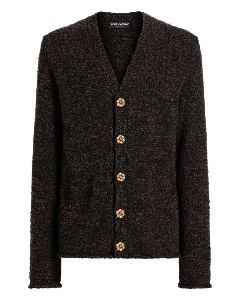 Dolce & Gabbana Cardigan mit geknöpfter Tasche - Schwarz Schwarz