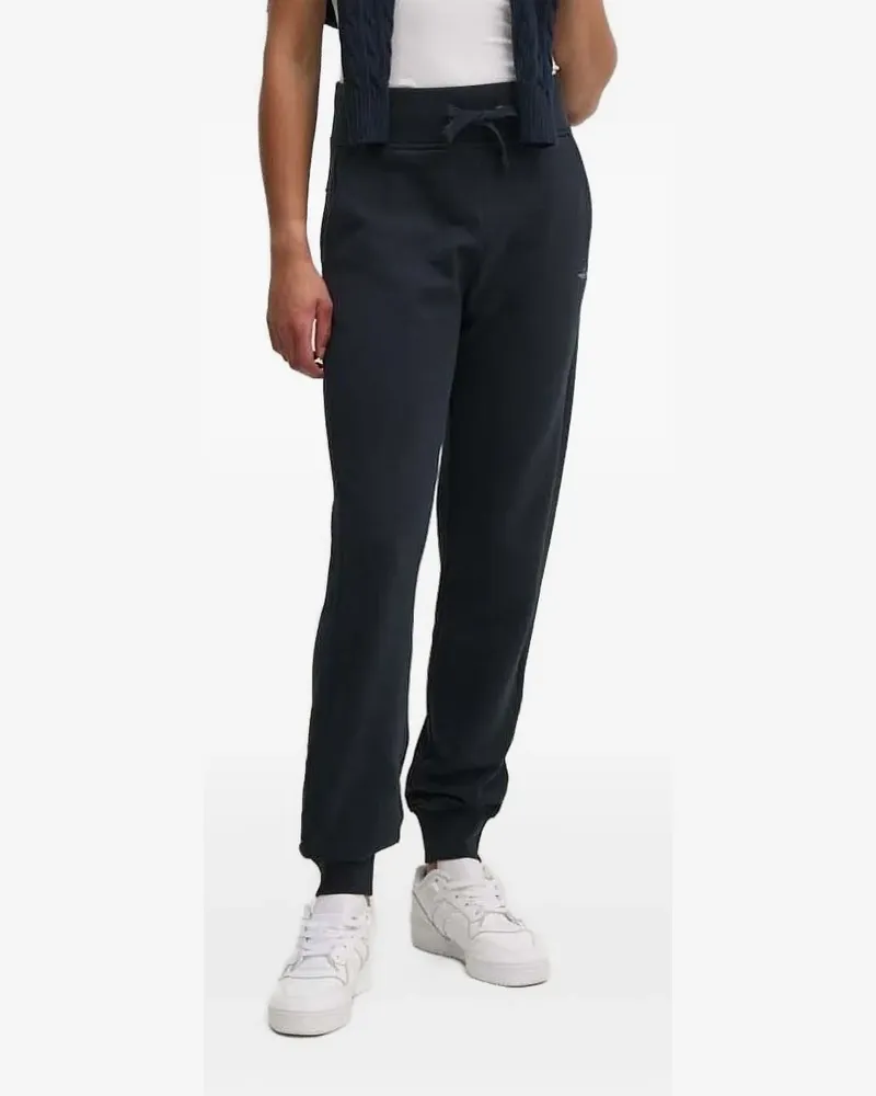 Aeronautica Militare Jogginghose mit elastischen Bündchen - Schwarz Schwarz